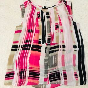 Worthington geo print top